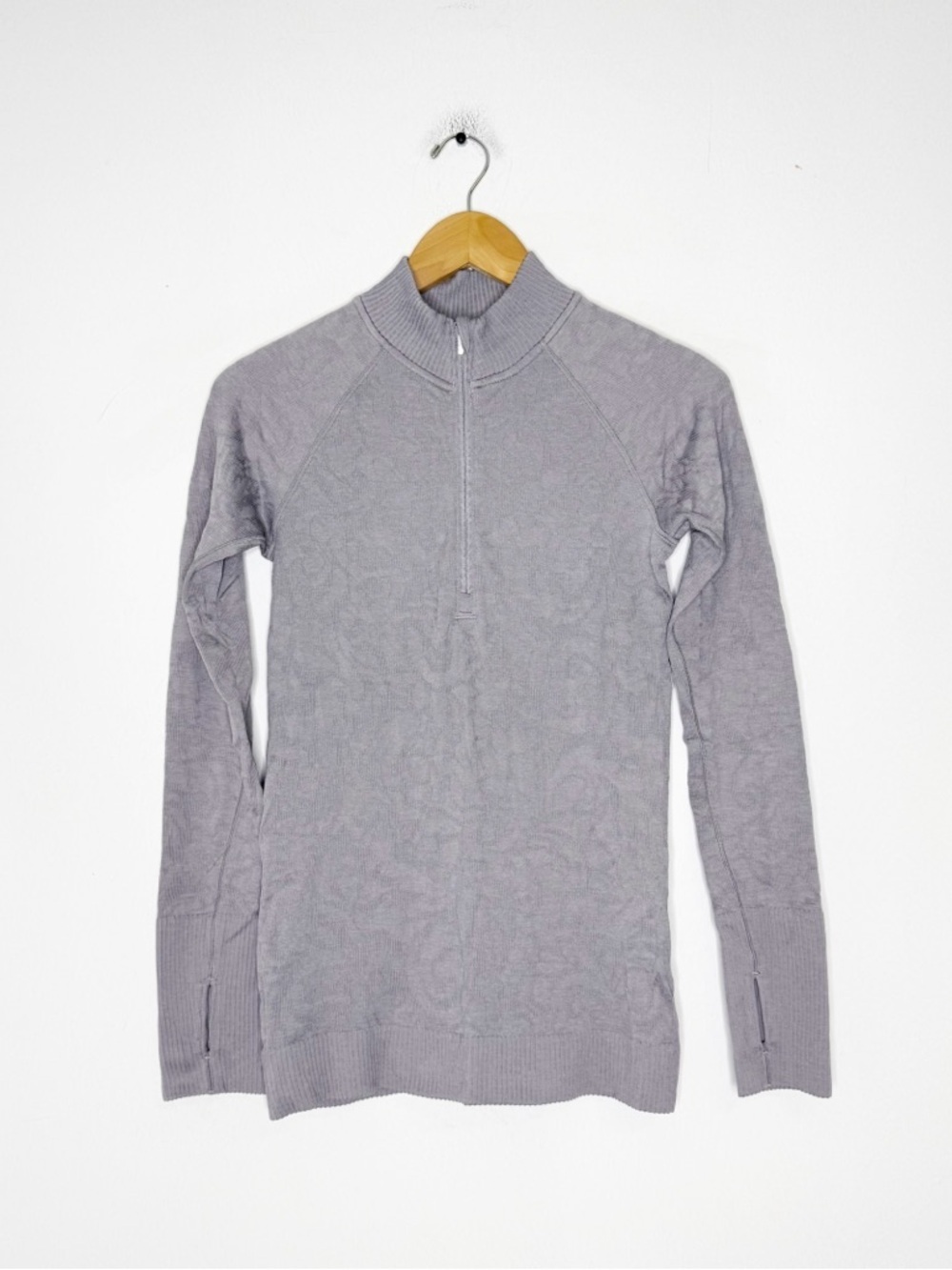 Lululemon Rest Less Quarter Zip Pullover Light Purple Size 4